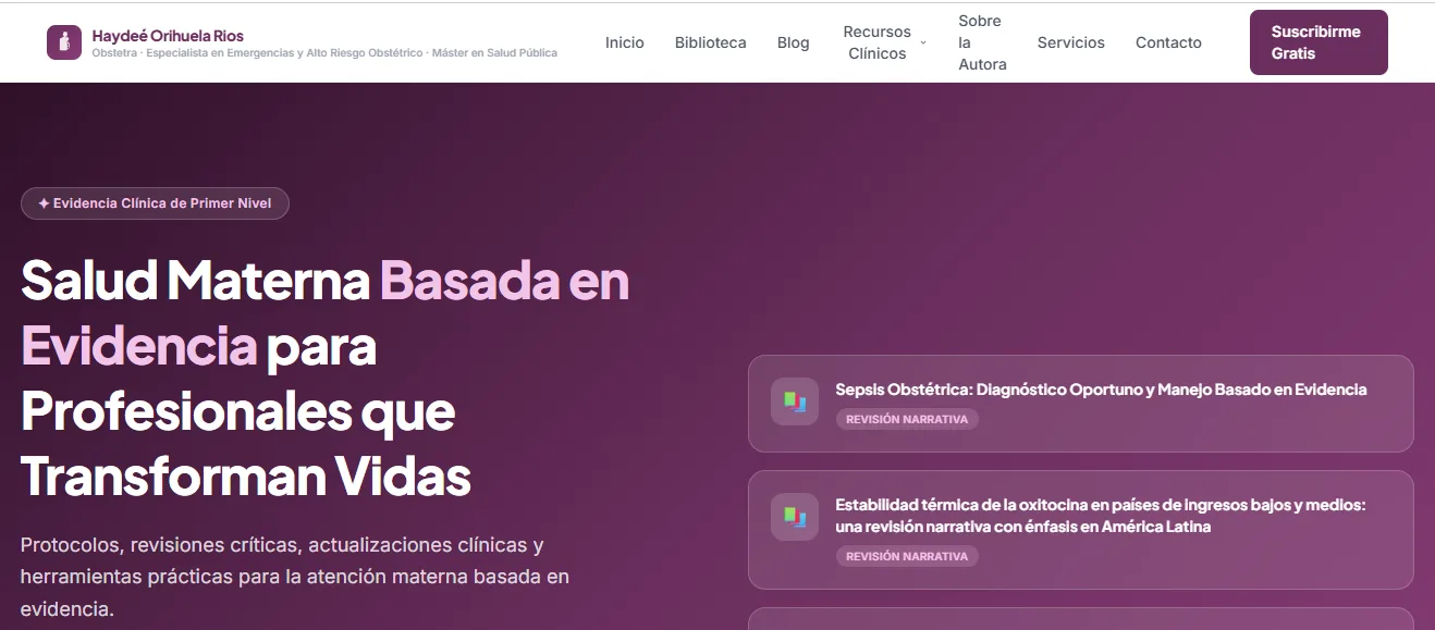Demo Salud Materna